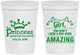 Personalized Birthday 16 oz Stadium Cups - 40th Princess | 20152