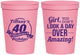 Personalized Birthday 16 oz Stadium Cups - 40th | 20153