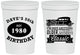 Personalized Birthday 16 oz Stadium Cups - 50th Classic Car | 20156