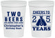 Personalized Birthday 16 oz Stadium Cups - Cheers To 25 Years | 20163