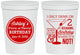 Personalized Birthday 16 oz Stadium Cups - 30th | 20172