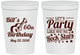 Personalized Birthday 16 oz Stadium Cups - 60th Rock Star | 20174