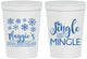 Personalized Birthday 16 oz Stadium Cups - 25th Christmas | 20197