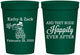 Personalized Wedding 16 oz Stadium Cups - Happily Ever After Tractor | 202