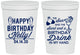 Personalized Birthday 16 oz Stadium Cups - Sun Sand Drink Hand | 20202