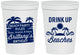 Personalized Birthday 16 oz Stadium Cups - Drink Up Beaches | 20206