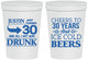Personalized Birthday 16 oz Stadium Cups - Cheers To 30 Years | 20219