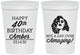 Personalized Birthday 16 oz Stadium Cups - 40th | 20222