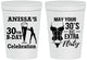 Personalized Birthday 16 oz Stadium Cups - 30th Flirty At Thirty | 20236
