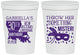 Personalized Birthday 16 oz Stadium Cups - 30th Mardi Gras | 20246