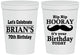 Personalized Birthday 16 oz Stadium Cups - 70th | 20251