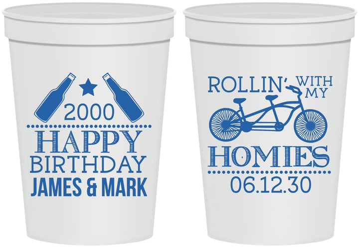 Personalized Birthday 16 oz Stadium Cups - 30th | 20259