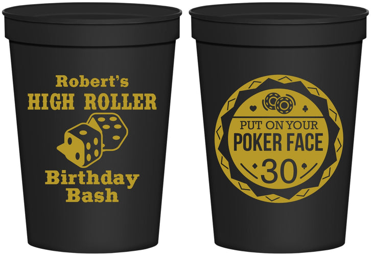 Personalized Birthday 16 oz Stadium Cups - 30th Las Vegas | 20262