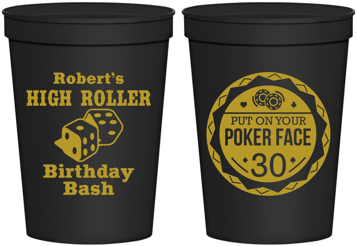 Personalized Birthday 16 oz Stadium Cups - 30th Las Vegas | 20262