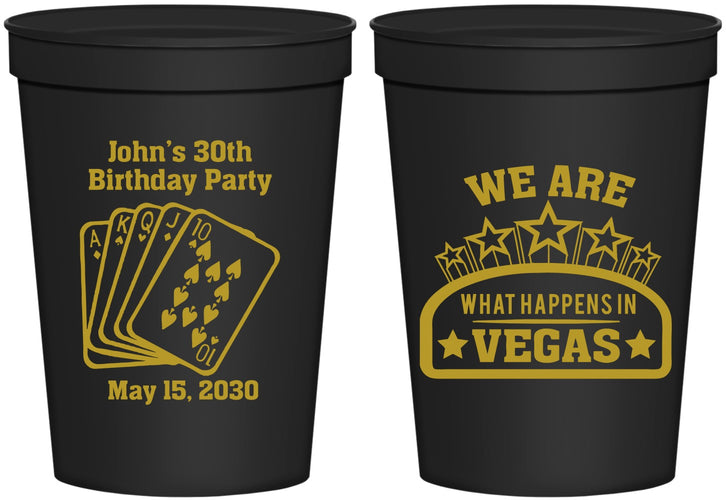 Personalized Birthday 16 oz Stadium Cups - 20th Las Vegas | 20263