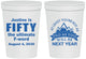 Personalized Birthday 16 oz Stadium Cups - 50th | 20268
