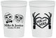 Personalized Wedding 16 oz Stadium Cups - Mr And Mrs Halloween | 206