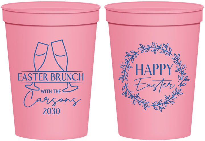 Personalized Easter 16 oz Stadium Cups - Brunch | 210015