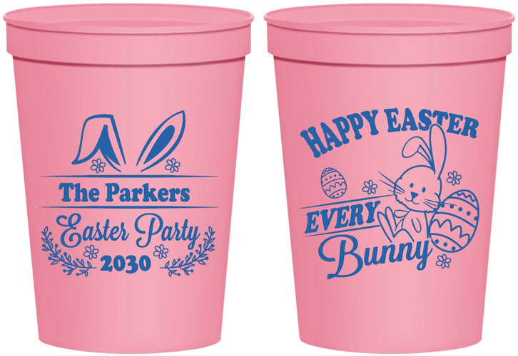 Personalized Easter 16 oz Stadium Cups - Bunny Eggs | 210019