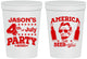 Personalized 4th Of July 16 oz Stadium Cups - Bbq Lincoln | 220036