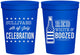Personalized 4th Of July 16 oz Stadium Cups - Red White Booze | 220043
