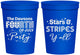 Personalized 4th Of July 16 oz Stadium Cups - Stars Stripes | 220047