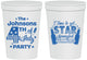 Personalized 4th Of July 16 oz Stadium Cups - Star Spangled Hammered | 220049