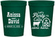 Personalized Wedding 16 oz Stadium Cups - Party Til The Cows Come Home | 222