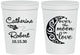 Personalized Wedding 16 oz Stadium Cups - Over The Moon In Love | 224