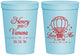 Personalized Wedding 16 oz Stadium Cups - Hot Air Balloon | 225
