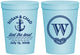 Personalized Wedding 16 oz Stadium Cups - Monogram Nautical | 226