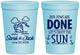 Personalized Wedding 16 oz Stadium Cups - Vows Are Done Cruise | 229