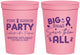 Personalized Awareness 16 oz Stadium Cups - Pink Ribbon | 230004