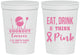 Personalized Awareness 16 oz Stadium Cups - Eat Drink Think Pink | 230009
