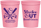 Personalized Awareness 16 oz Stadium Cups - Baseball Strick Out | 230016