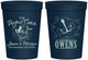 Personalized Wedding 16 oz Stadium Cups - The Perfect Catch | 232