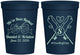 Personalized Wedding 16 oz Stadium Cups - Been Hooked Fishing | 238