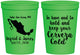 Personalized Wedding 16 oz Stadium Cups - Cerveza Mexico | 240