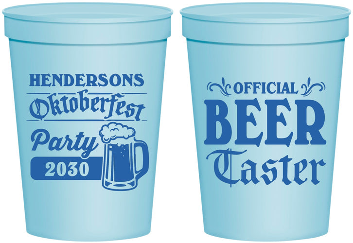 Personalized Oktoberfest 16 oz Stadium Cups - Beer Taster | 240000