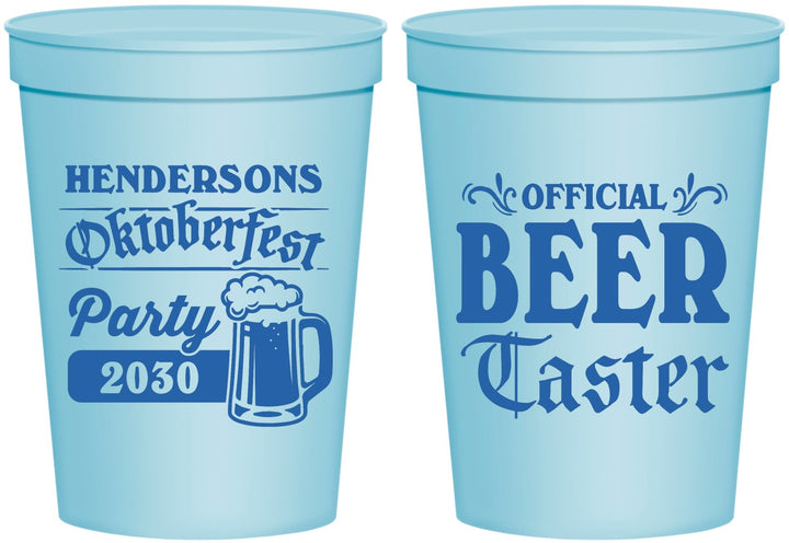 Personalized Oktoberfest 16 oz Stadium Cups - Beer Taster | 240000