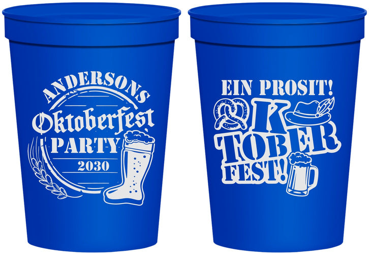 Personalized Oktoberfest 16 oz Stadium Cups - Ein Prosit | 240005