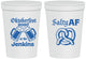 Personalized Oktoberfest 16 oz Stadium Cups - Pretzel Salty Af | 240015