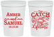 Personalized Wedding 16 oz Stadium Cups - Catch Of A Lifetime Lobster | 245