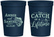 Personalized Wedding 16 oz Stadium Cups - Catch Of A Lifetime Fish | 246