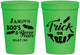 Personalized Halloween 16 oz Stadium Cups - Trick Or Treat | 250002