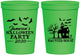 Personalized Halloween 16 oz Stadium Cups - Haunted House | 250006