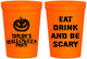 Personalized Halloween 16 oz Stadium Cups - Scary Pumpkin | 250008