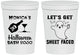 Personalized Halloween 16 oz Stadium Cups - Ghost Sheet Faced | 250009