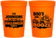 Personalized Halloween 16 oz Stadium Cups - Boos And Booze | 250012