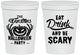 Personalized Halloween 16 oz Stadium Cups - Eat Drink Be Scary | 250033